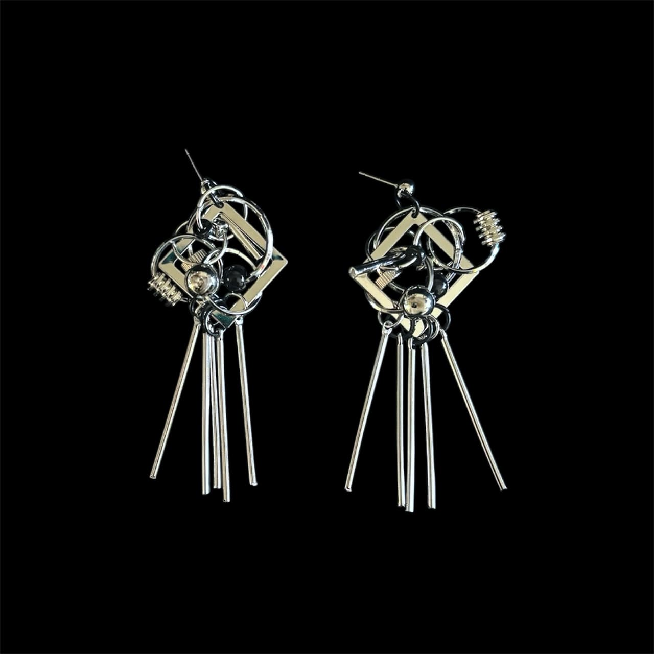 Cyberpunk Mechanical Earrings