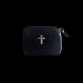 Gothic Cross Leather Coin Purse