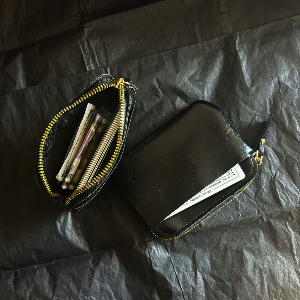 Gothic Cross Leather Coin Purse