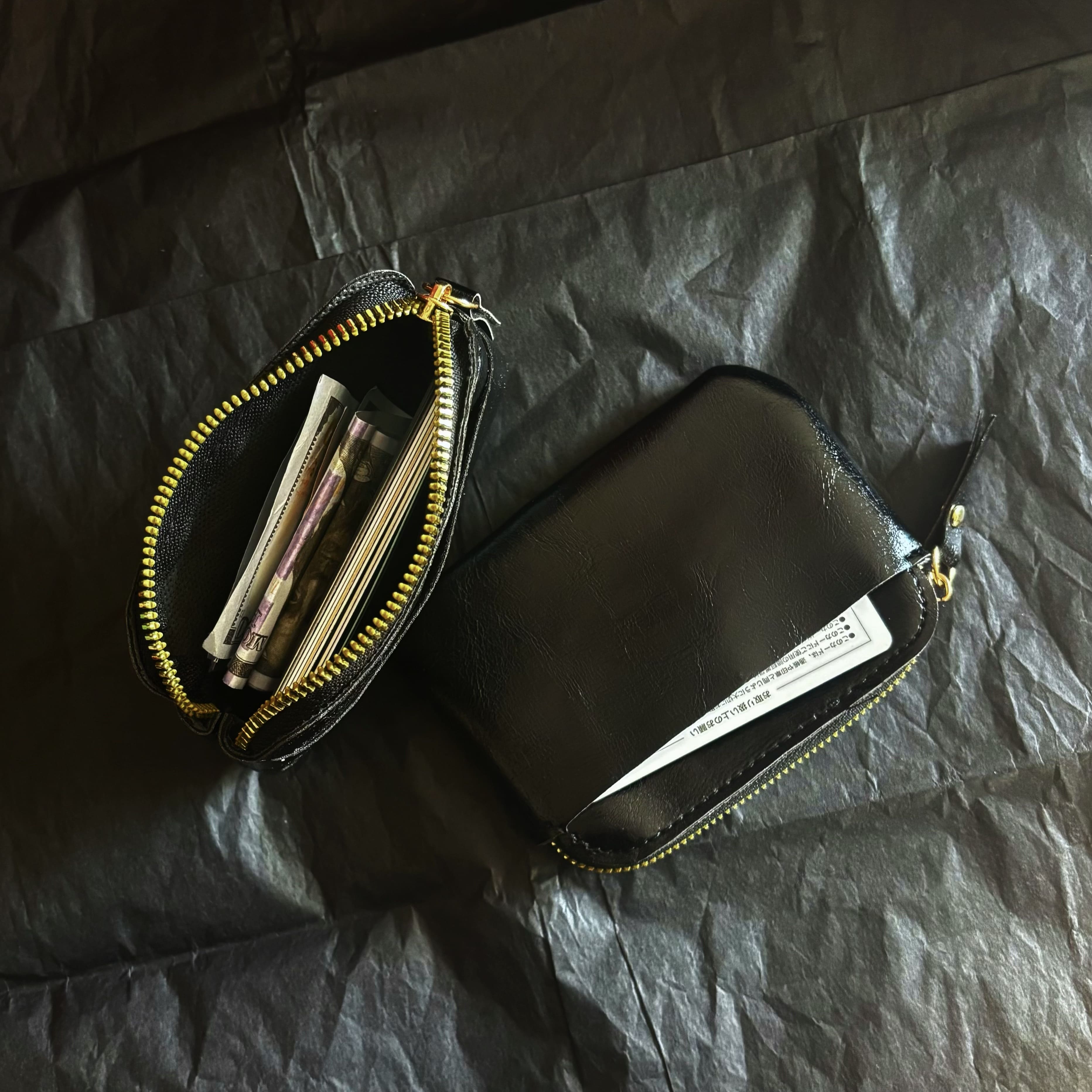 Gothic Cross Leather Coin Purse