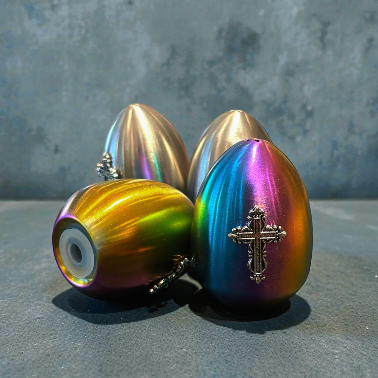 Gothic Cross Spice Shaker Set