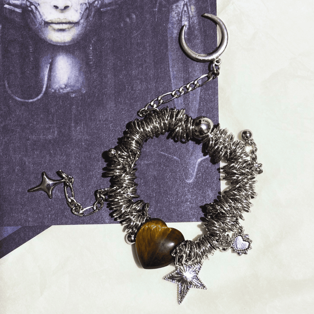 Tiger Eye Heart Bracelet