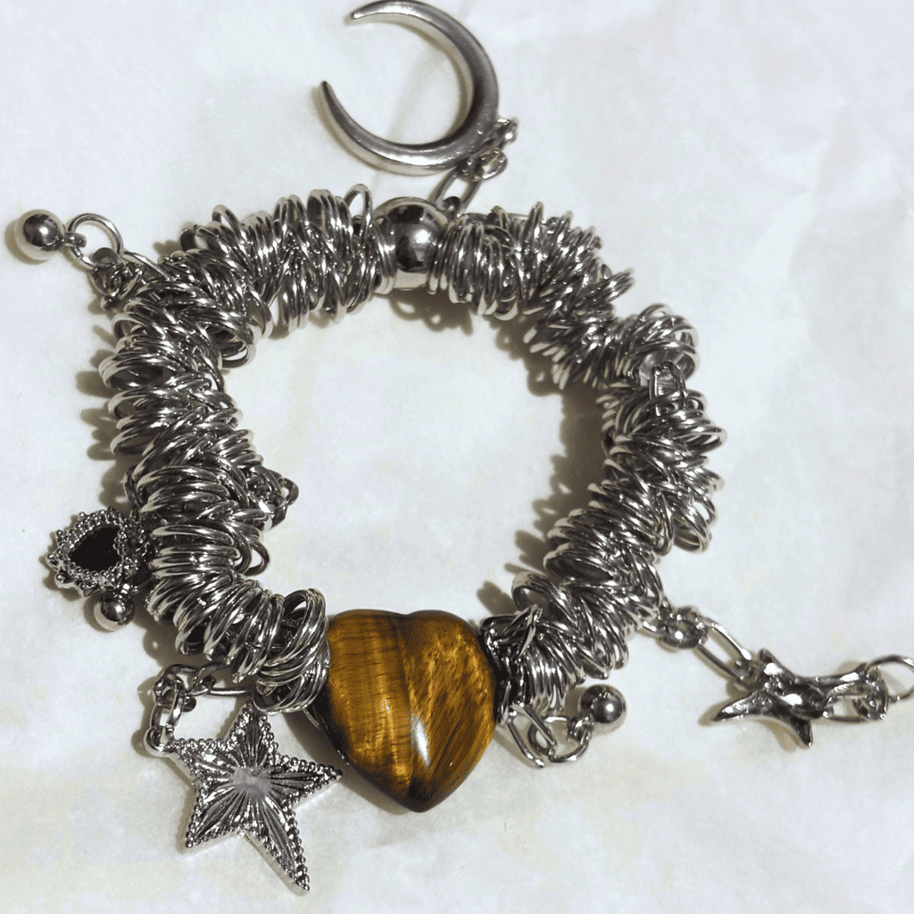 Tiger Eye Heart Bracelet
