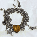 Tiger Eye Heart Bracelet