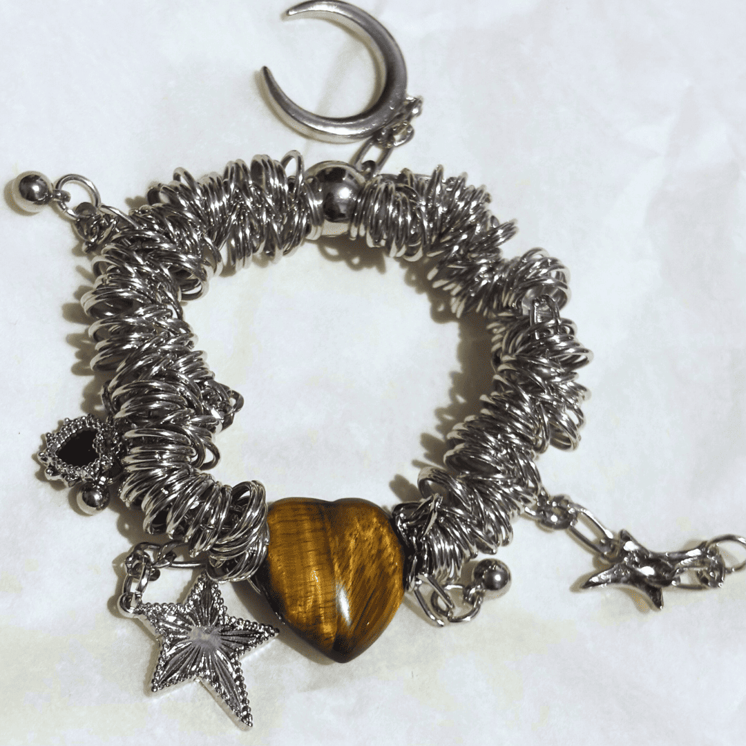 Tiger Eye Heart Bracelet