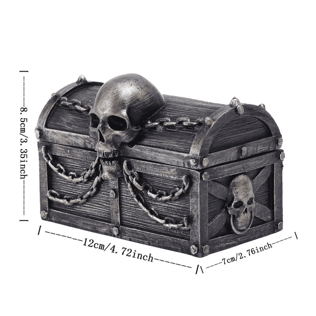 Gothic Skull Jewelry Box