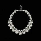 Rhinestone & Pearl Multi-Layer Necklace
