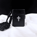 Gothic Cross Leather Cigarette Case