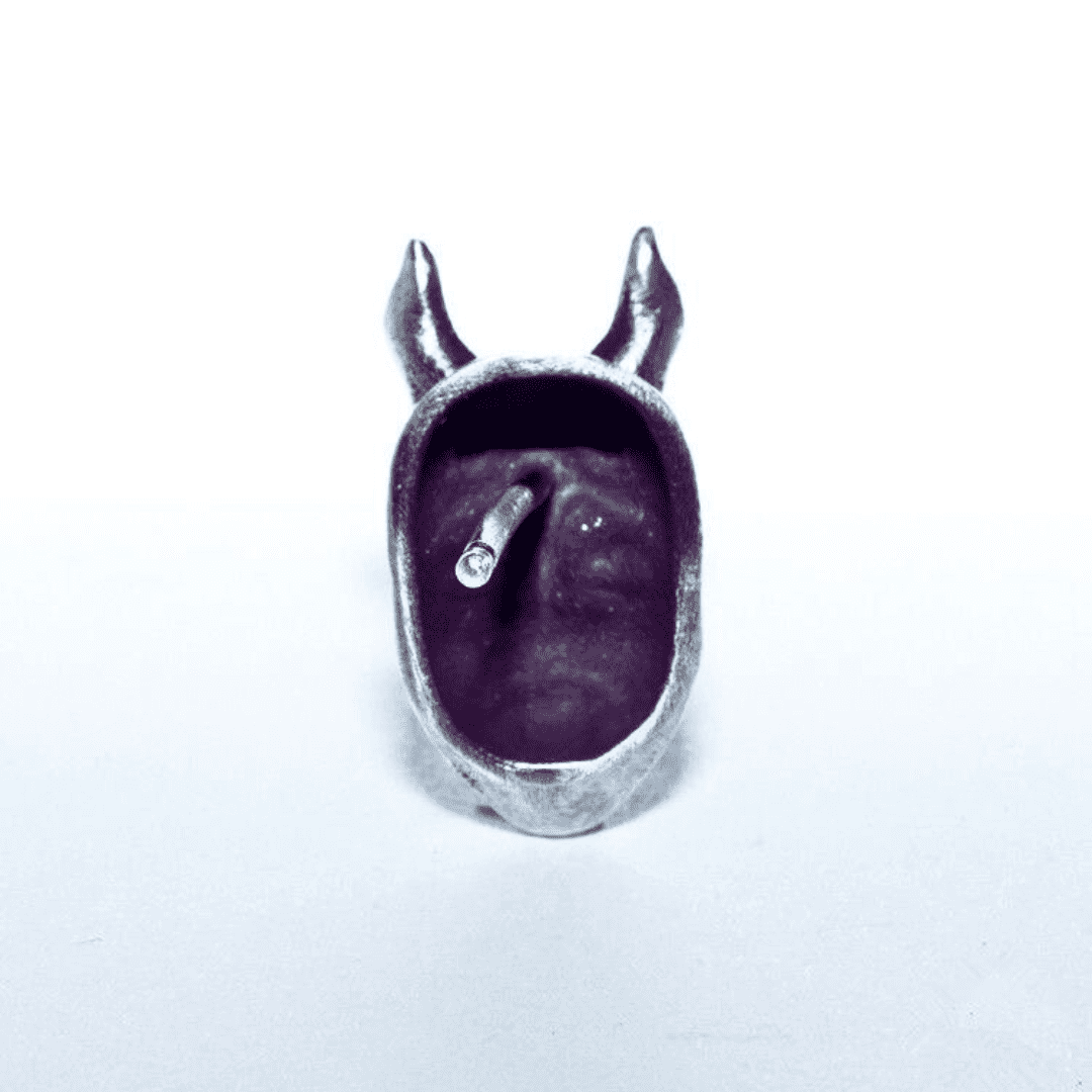 Oni Mask Stud Earrings