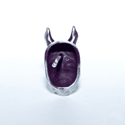 Oni Mask Stud Earrings