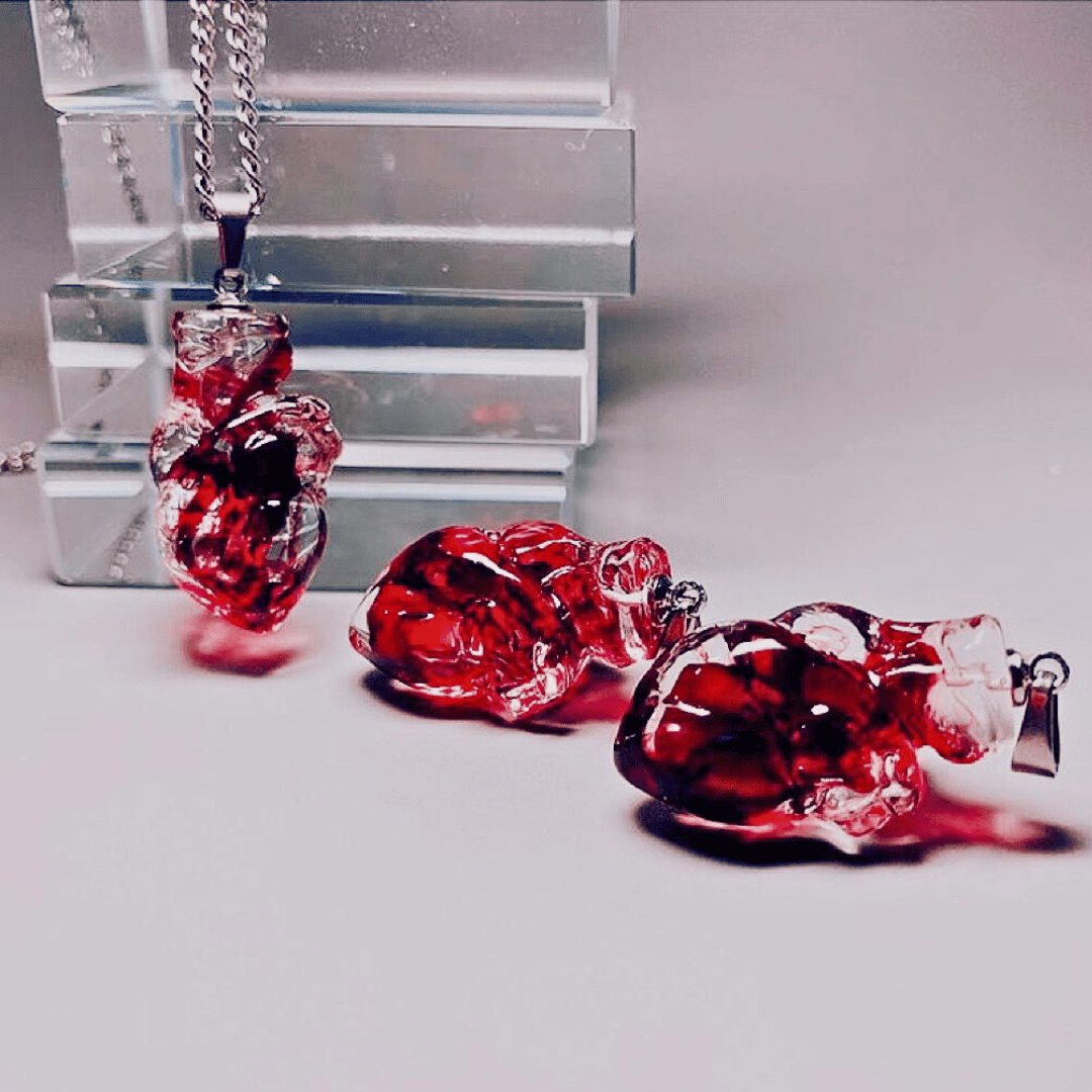 Bloody Heart Necklace 